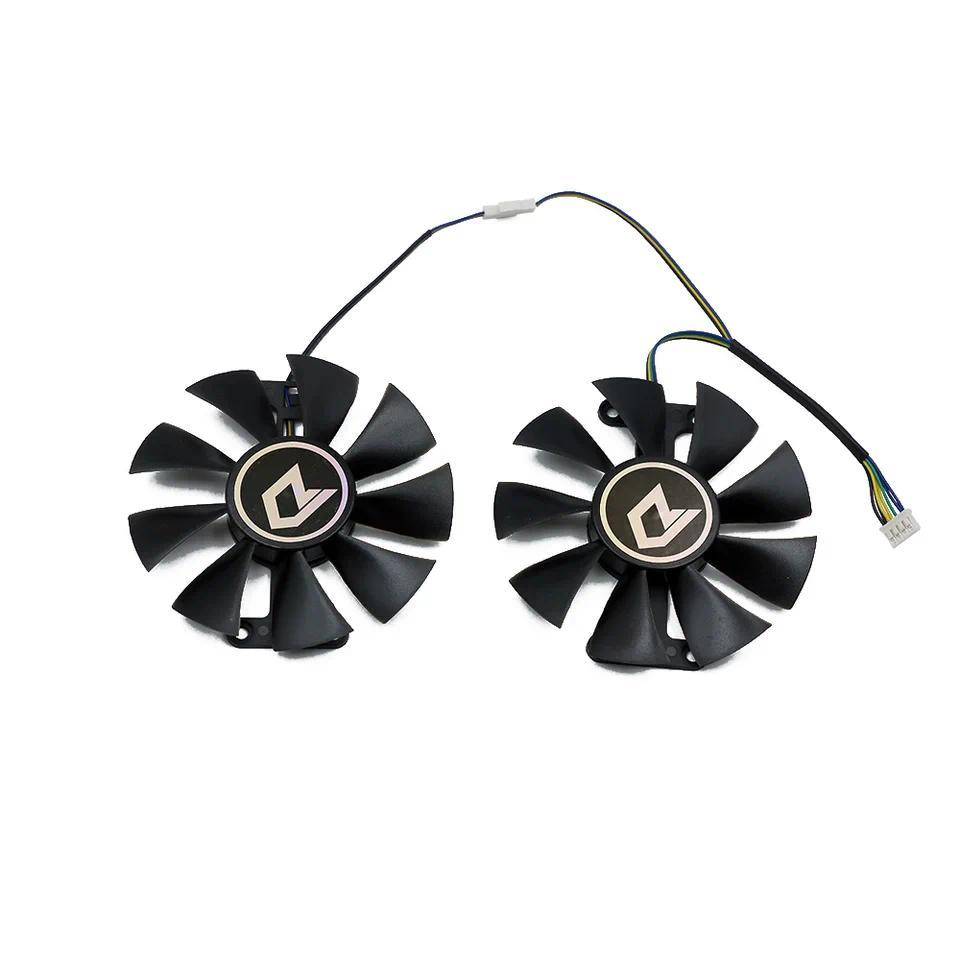 2Pcs/Lot GA91S2U GPU Cooling Fans Replacement For PowerColor Red Devil Radeon RX 470 480 580 Graphic