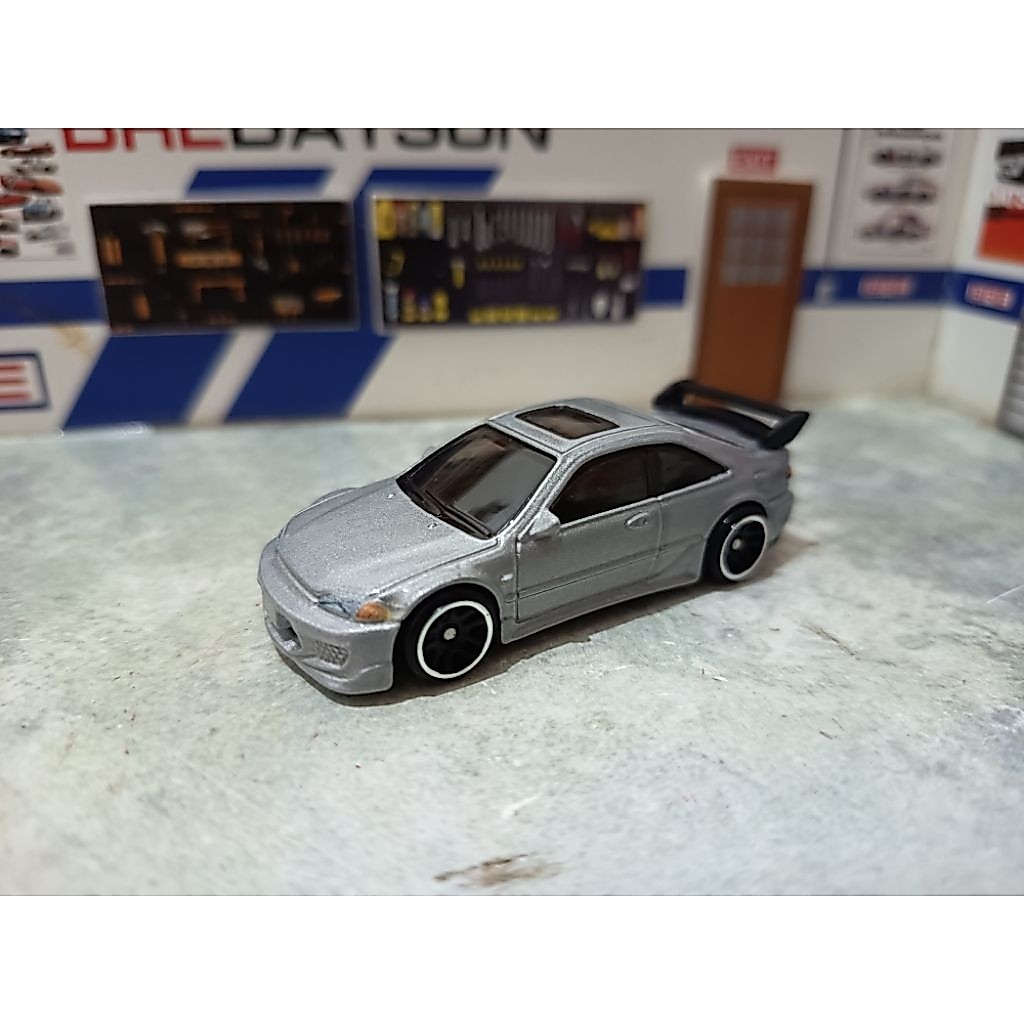 hotwheels 1993 honda civic coupe ex ej1 fast furious loose