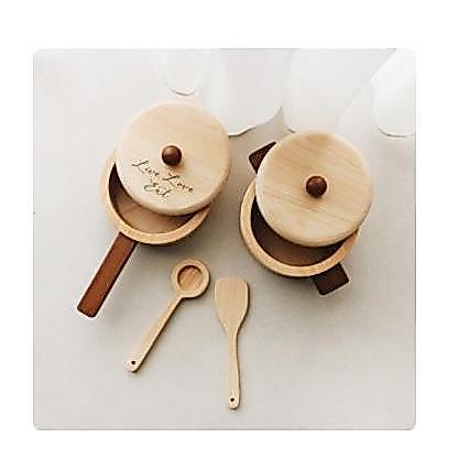 LETTERING LIFE COOKING SET Mainan Kayu