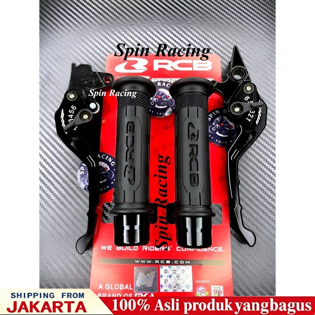 RCB Original Handgrip RCB HG77 + Jalu Stang BULAT model ARM AKN CNC + Handle Rem CNC Stelan Motor Va