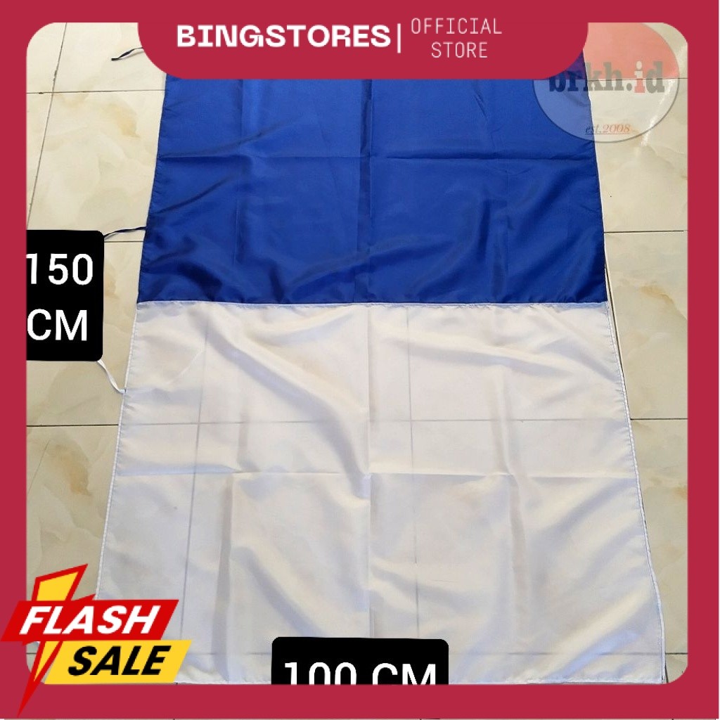 Bendera Biru Putih Pawai Persib Ukuran 150x100 Cm | Bendera Persib Bandung Pawai Besar UBB