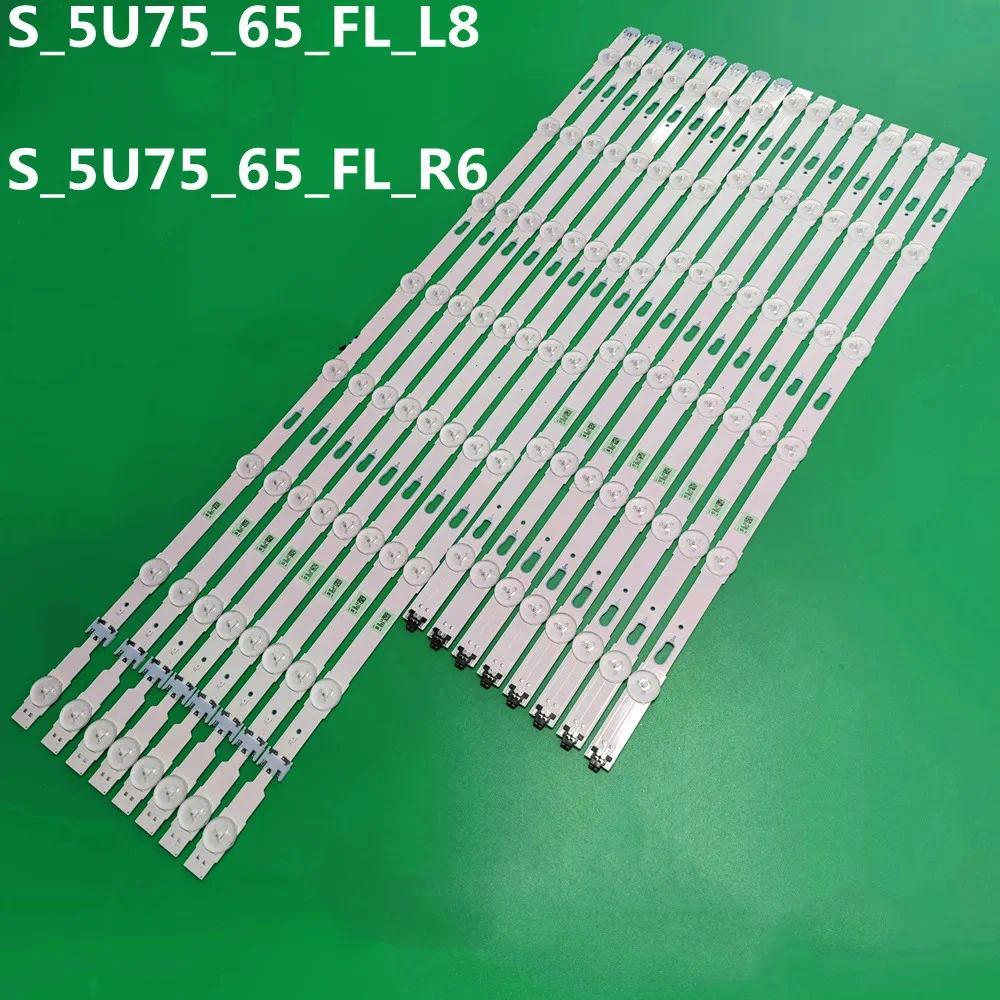 New LED Strip For S_5U75_65_FL_L8 R6 LM41-00121F LM41-00121E UE65MU6172 UE65MU6120 UE65KU6095 UN65MU