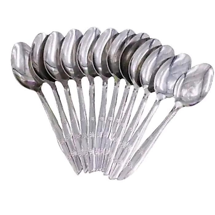 SENDOK isi 12 pcs stainless steel makan kitchenware mangkok styrofoam ramah lingkungan mangkuk