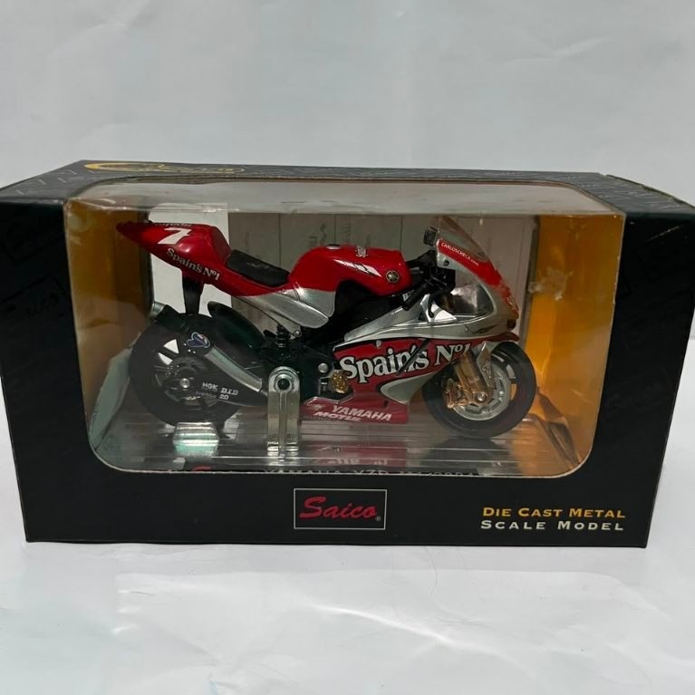 Saico MotoGP 1/18 Yamaha YZR-M1 - Carlos Checa 7 Diecast Metal