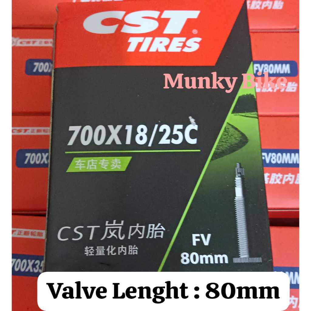 Foto Ban Dalam CST Inner Tube Tire 700 700c C x 18 25mm Presta 60 80 mm Premium Ultralight Sepeda RB