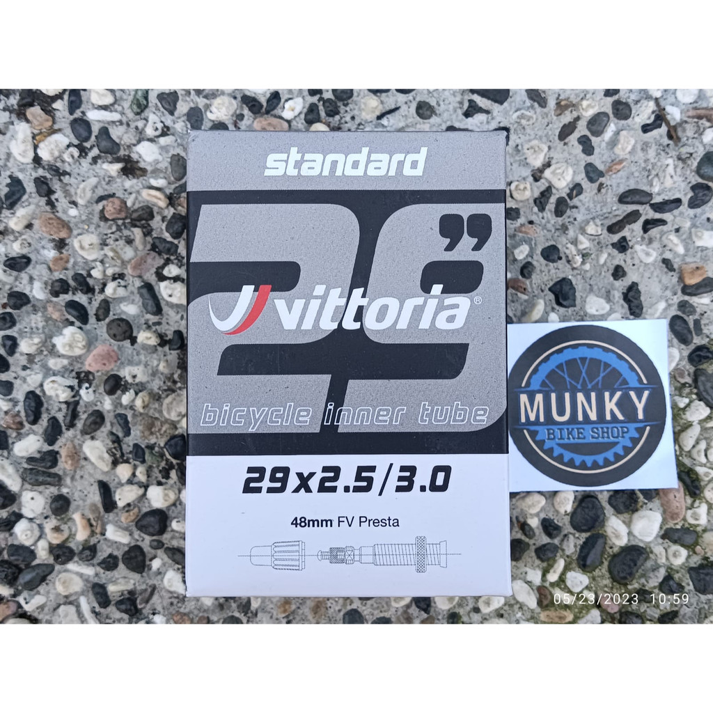 Foto Vittoria Standard Ban dalam inner tube 29 x 2.50 - 3.00 pentil presta valve FV 48mm maxxis kenda