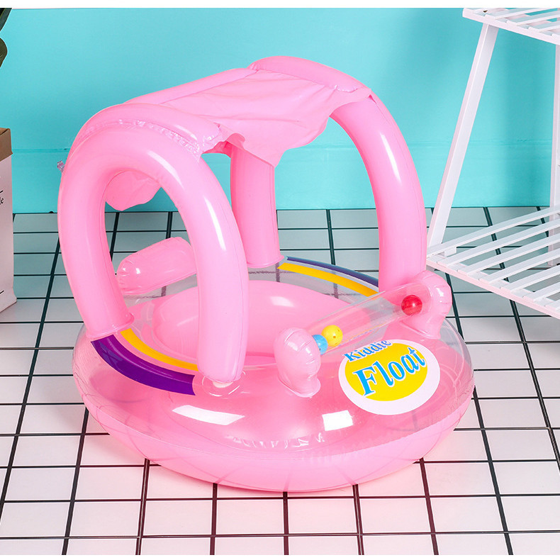 Terbaru Pelampung Balon Berenang Alas Cincin Tirai Bel Alas Cincin Tiup PVC Air Cincin Renang Bayi