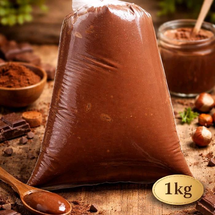 Coklat Cair / Selai Coklat Murah Kemasan Repack 1kg & 500gr - selai coklat 1kg