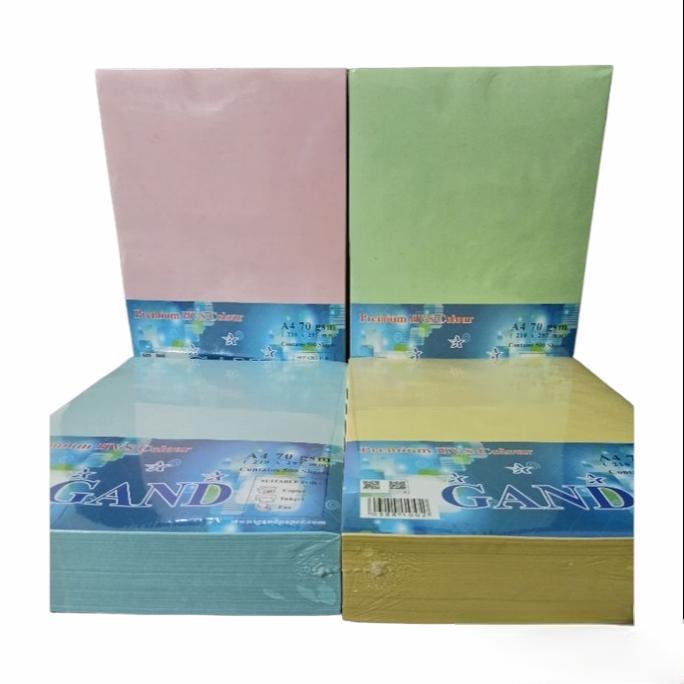 [Terbaru] kertas warna murah A4 70 HVS kertas print fotocopy 1rim - 1 RIM