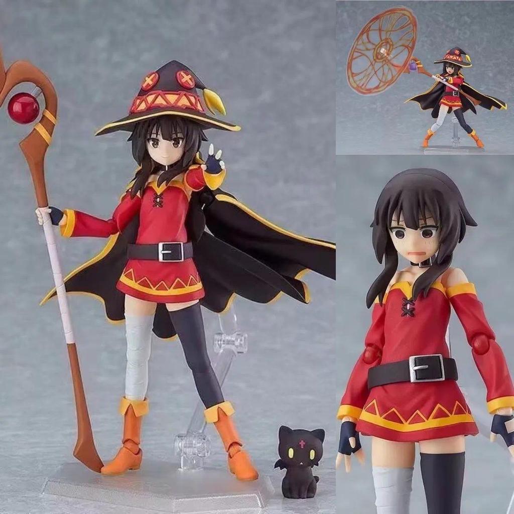 Megumin Figma 407 Collectible Action Figure - Hand-Held Movable Joint Model For Toy Enthusiasts And 