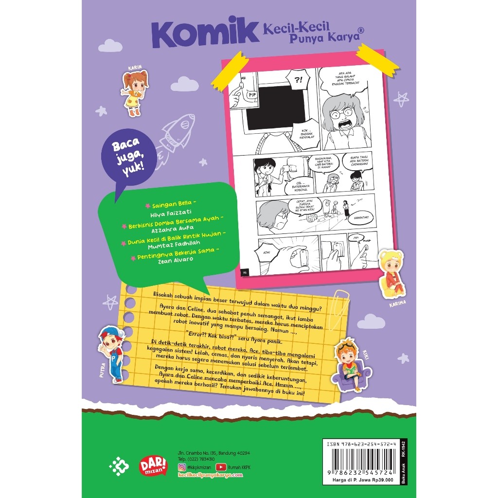 Gramedia Jember - Komik Anak - Roadshow Robotic Competition