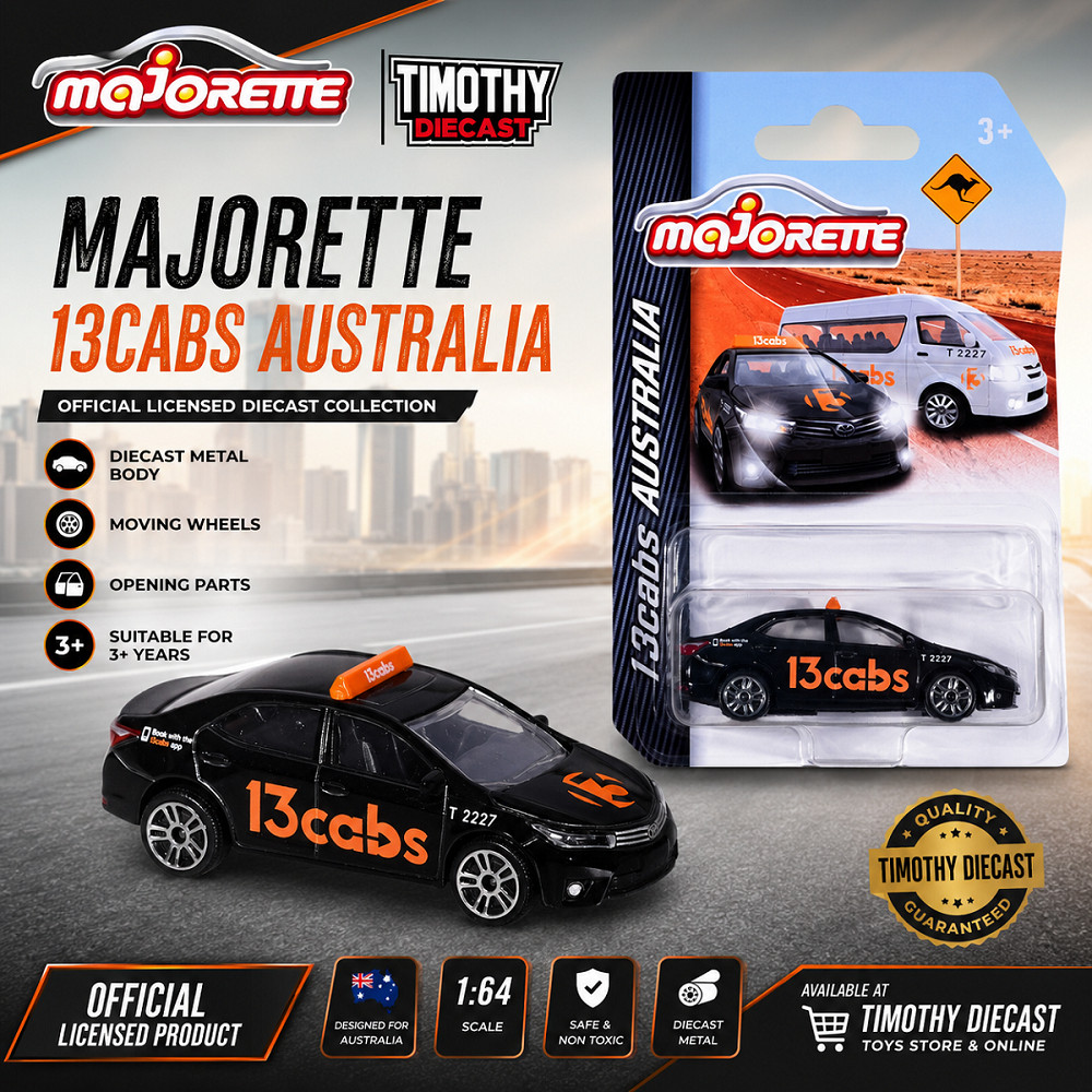 Majorette Toyota Corolla Altis Hitam Cabs Australia