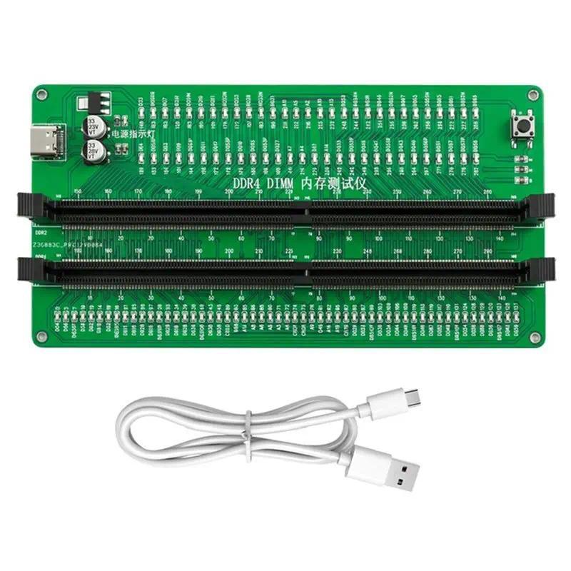AT82-DDR4 Memory Strip LED Tester DDR4 Tester Memory Slot DDR4 Memory Strip LED Tester Memory Card D