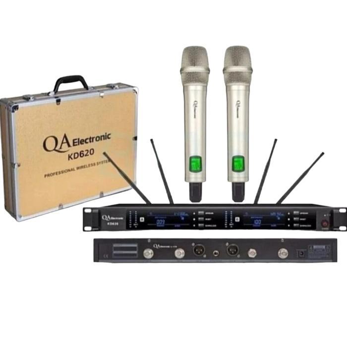 mic wireless qa electronic kd620 kd baru
