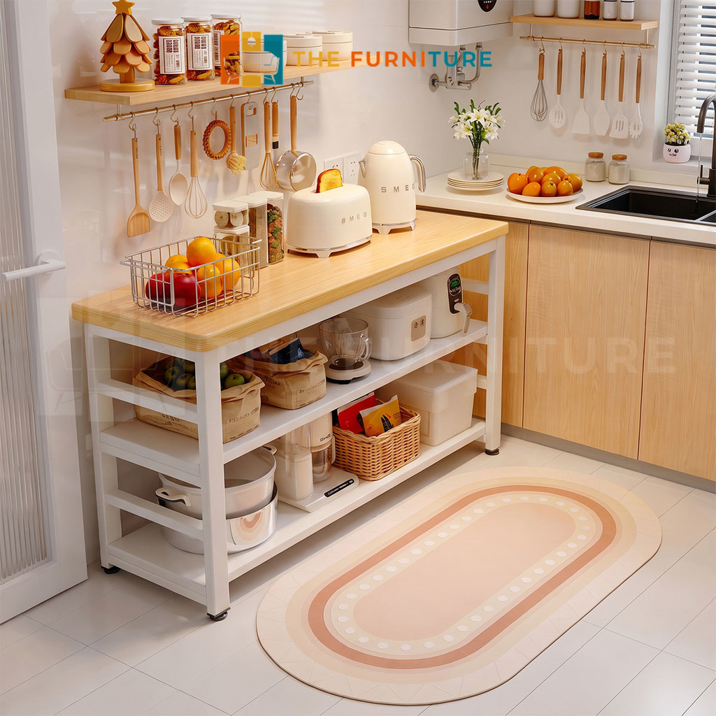 The Furniture -Rak Dapur/Rak Dapur Serbaguna/Lemari Dapur Minimalis/Rak Penyimpanan Barang
