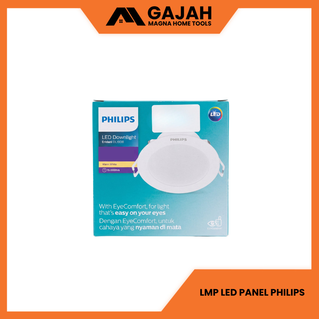 Lampu LED Panel PHILIPS Lampu Plafon LED Panel untuk Rumah Kantor Toko