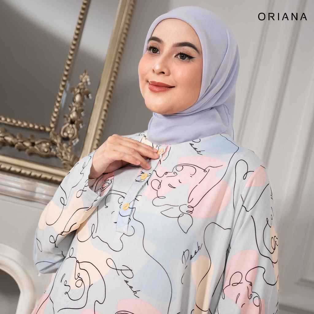 BRIGIXSHOP ORIANA - Daster Panjang LAIQA Daster Gamis Collection | Busui Hijab Friendly