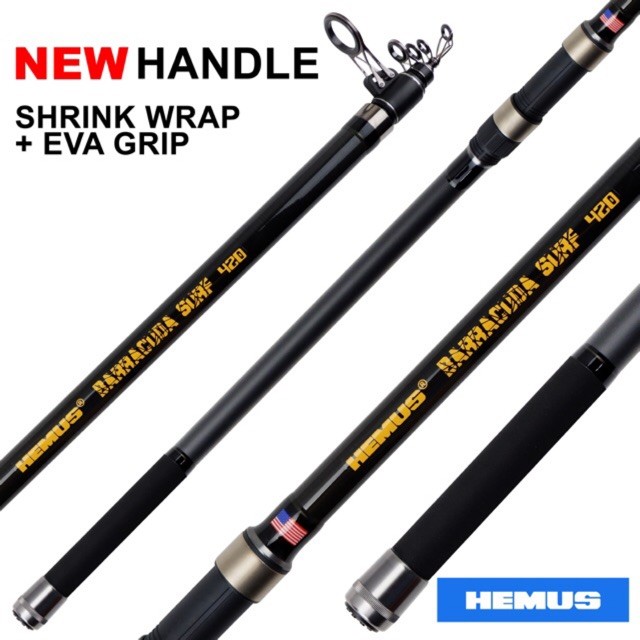 Joran Hemus BARRACUDA SURF Shrink Handle Power Full Ikan Pari 75kg
