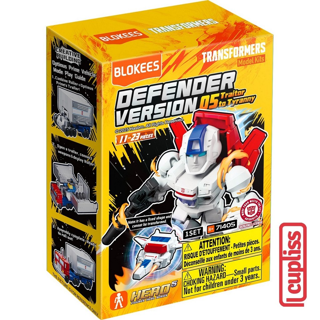 BLOKEES 71405 Figure Mini Transformers DV-05 Defender Version 05 Traitor to Tyranny DV05