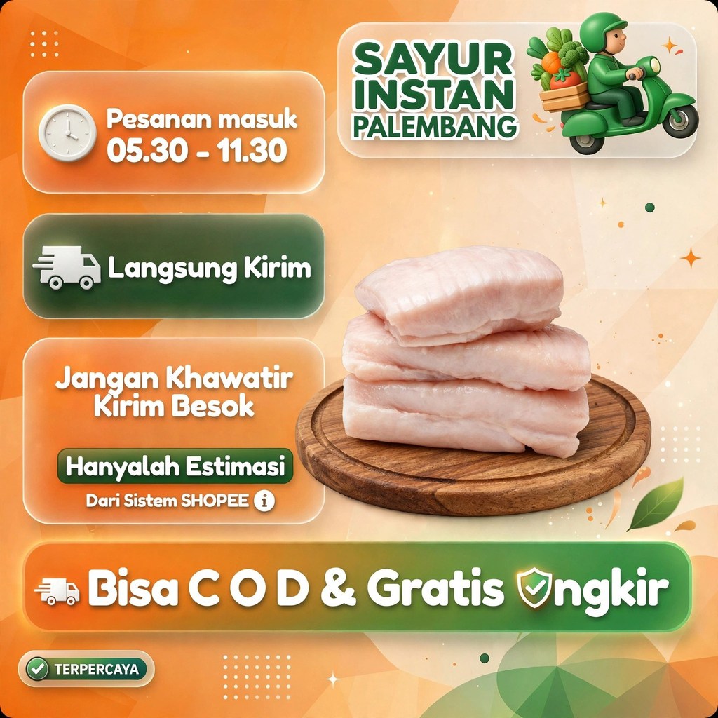 Lemak Sapi Sandung Lamur 1KG - Sayur Instan Palembang