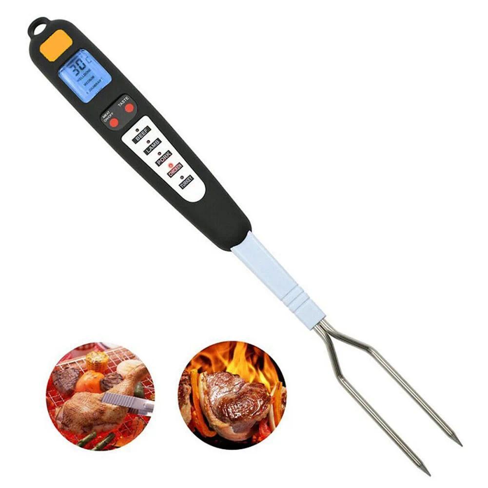 For All Meat Types Dual Temperature Measurement BBQ Meat Thermometer Indoor Cooking Professional Coo