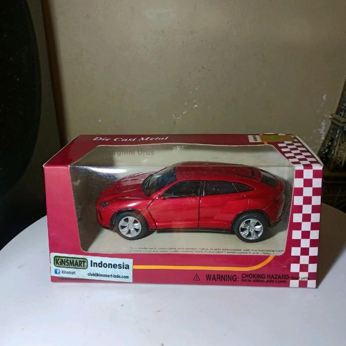 diecast kinsmart lamborghini urus merah