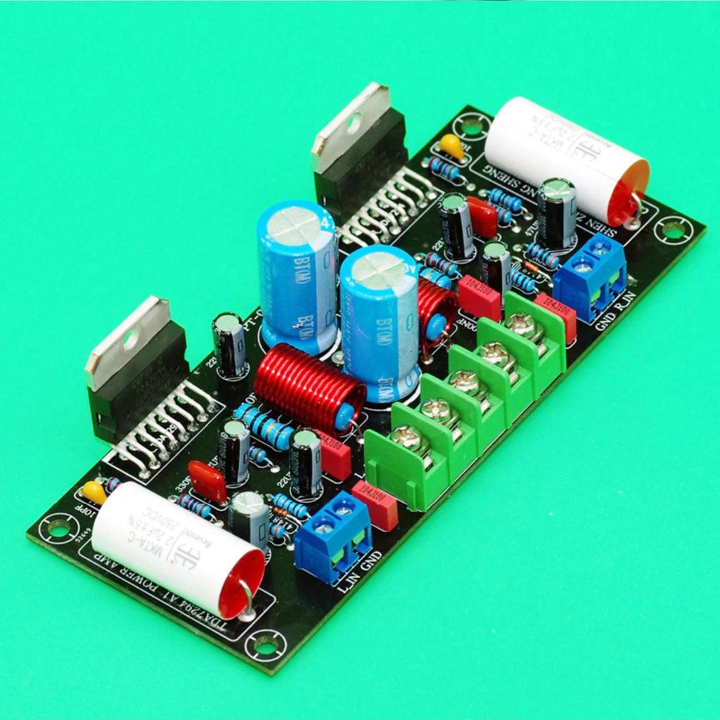 100W+100W TDA7294 gital Power Amplifier Board 7294 200W Dual-annel HIFI Stereo Auo Amplifier Amp Mod