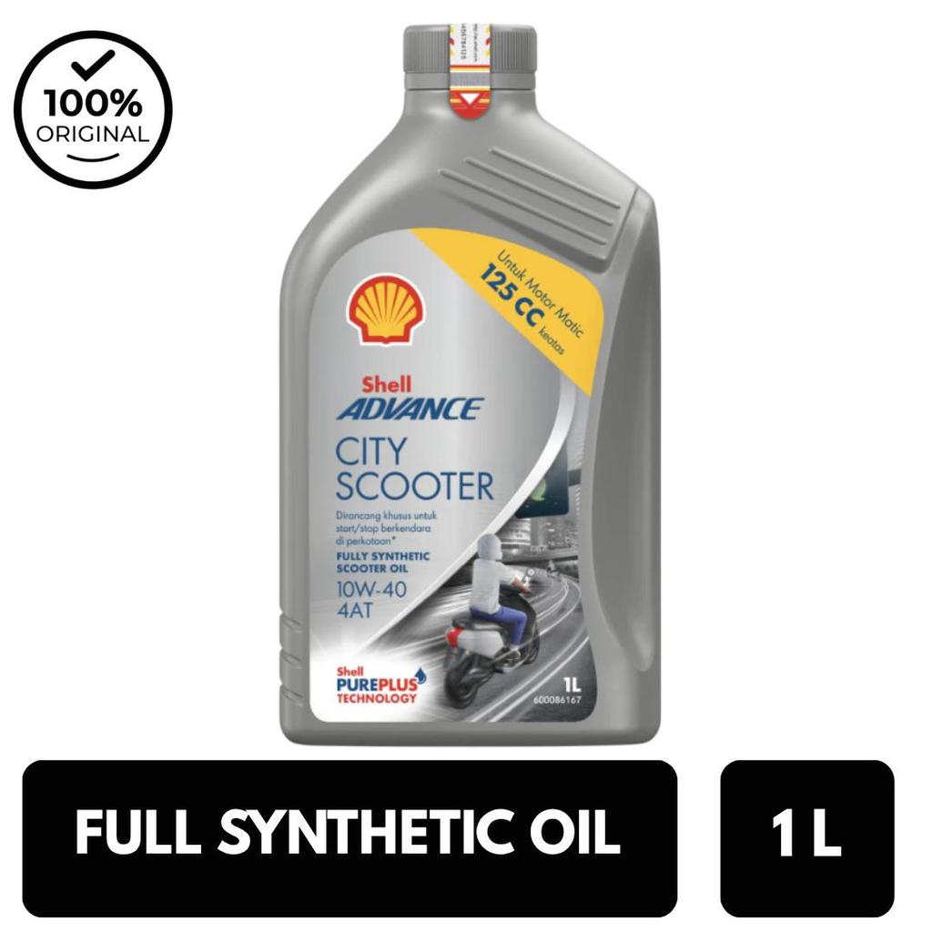 OLI MESIN SHELL CITY SCOOTER 10W40 FULL SYNTHETIC | OLI MESIN SHELL | 100% ORIGINAL PRODUCT
