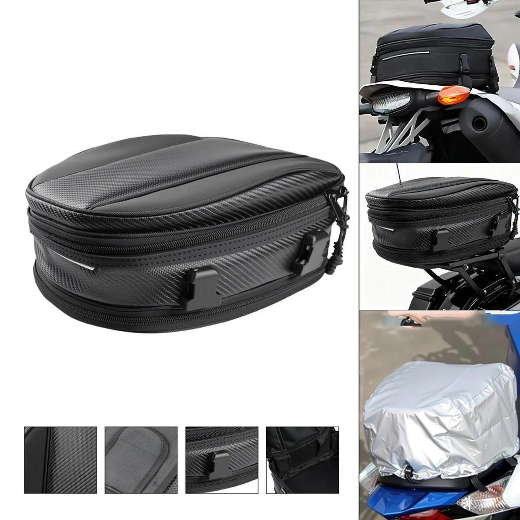 Motorcycle rear seat bag motorcycle tail bag multi-functional vehicle tail bag large-capacity motorc