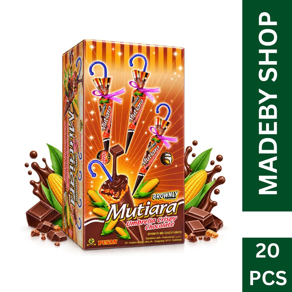 Coklat Payung Jadul Pusan Mutiara Umbrella Box Isi 20 Pcs X 15 Gr