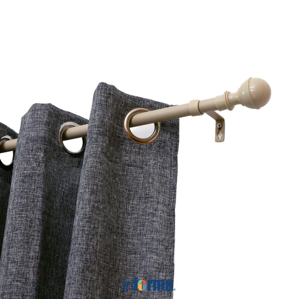 Informa Rel Gorden Single Curtain Rail Curtain Track Jalur Tirai Gorden Rail