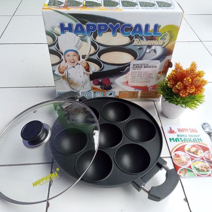 PROMO  CETAKAN 7 CEKUNG HAPPY CALL / CETAKAN BIKANG / CETAKAN APEM Teflon Aluminium Kaca Loyang Kitc