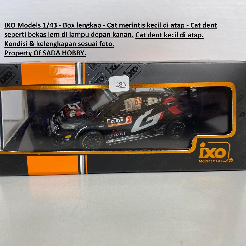 n IXO Models 1/43 Toyota GR Yaris Rally1 Hybrid No. 69 2023 Central Europe Rally