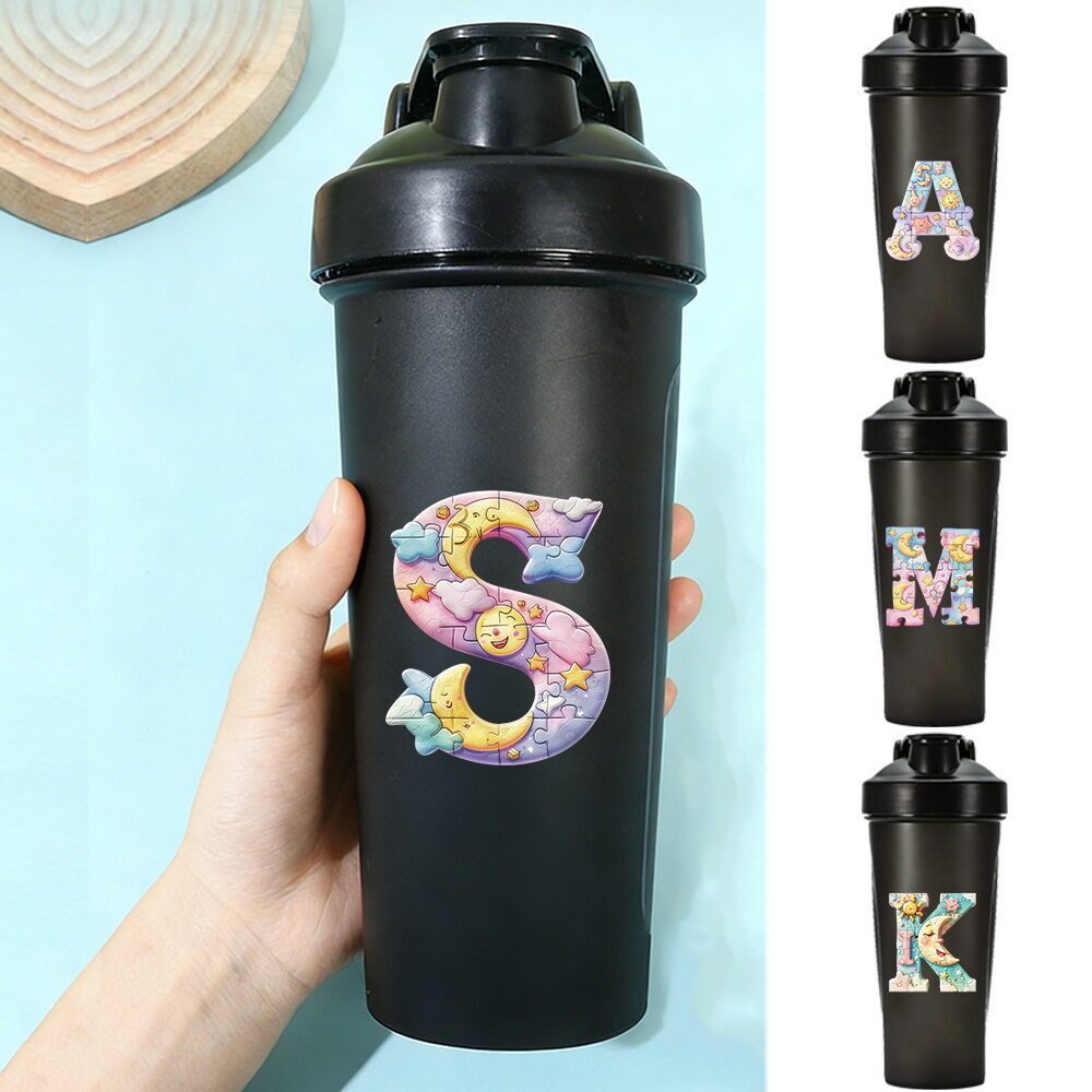 BOTOL MINUM POLOS 500ml HITAM PUTIH | Botol Minum Plastik Shaker Botol Minum Flip Botol Gym