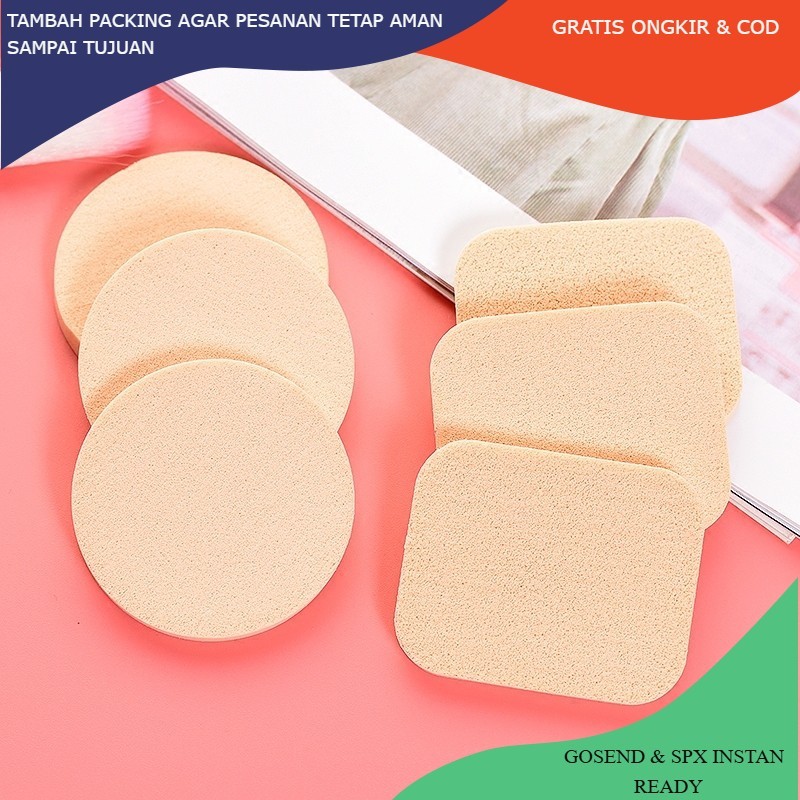 Spons Bedak Spons Bedak Tabur Bedak Basah Spons Bedak Bulat Kotak Spons Marzell Spons Make Up Spons 