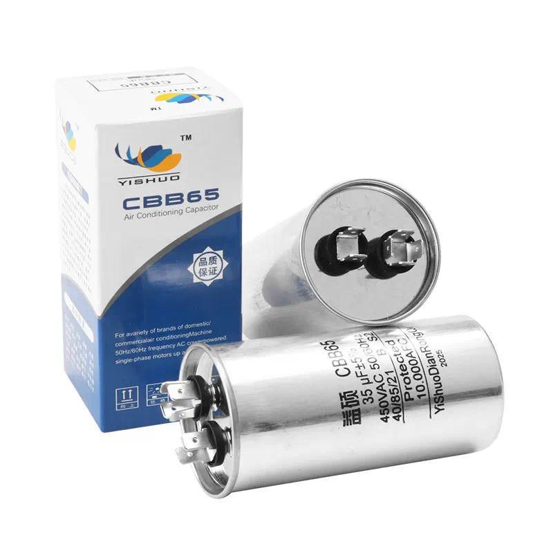 Manufacturer Supplies CBB65 Air Contioner Capacitor 35uF Compressor Starting Capacitor CBB65Aair Cap