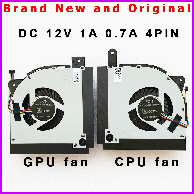 New Laptop CPU GPU Fan Cooler Raator for ASUS ROG G7BI G7BI8950 G753 G703 G703GI VI GS 13NB0EU0P0701