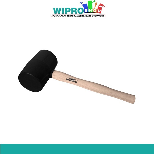 Wipro Palu Karet Hitam H/Kayu WP8006(24oz)
