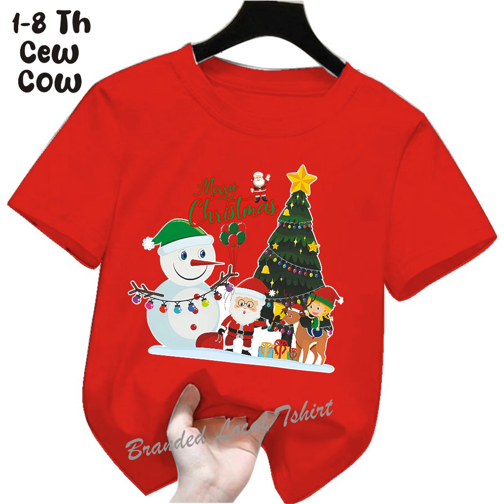 Ind Promo Kaos Natal NT 17 Anak Anak  Murah Jual kaos natal Harga  &  2025 Kaos Anak Anak Natal  Kao