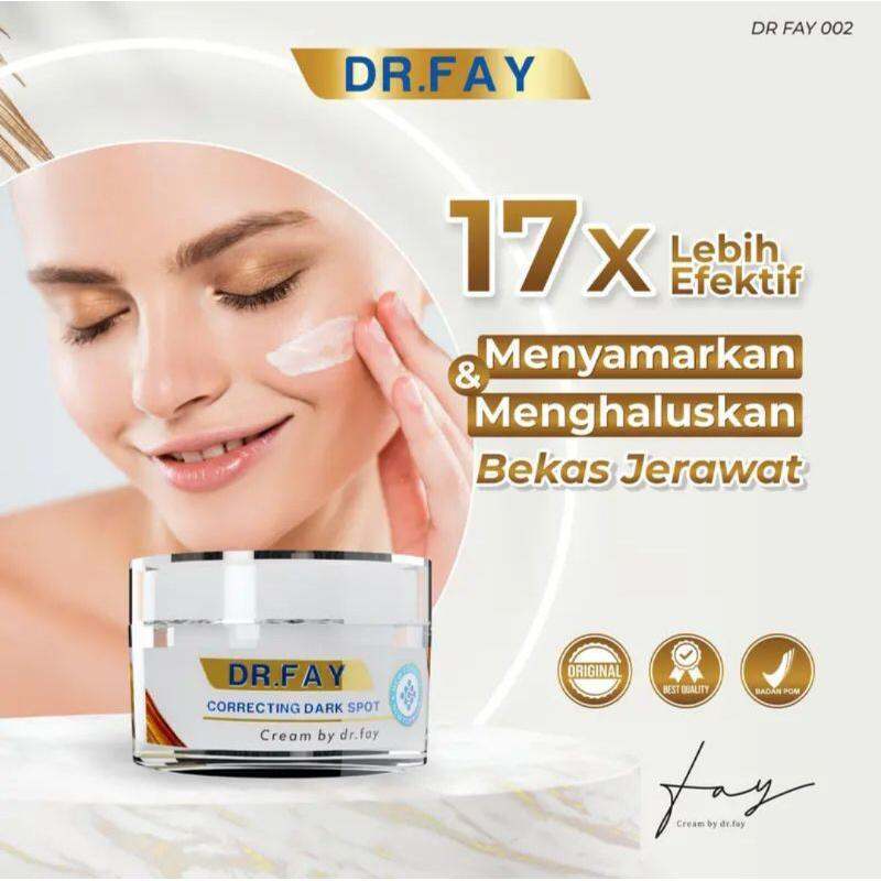 Cream Dr Fay Pudarkan Flek Hitam Dan Bekas Jerawat