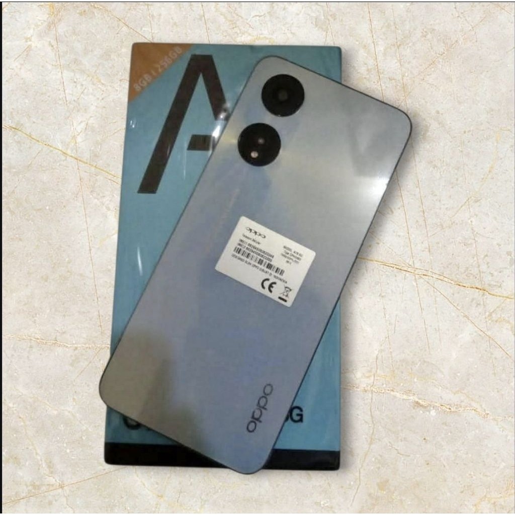 oppo a78 5g lte versi ram 8 256gb dan 128gb hp second lengkap original resmi siap pakai istimewa