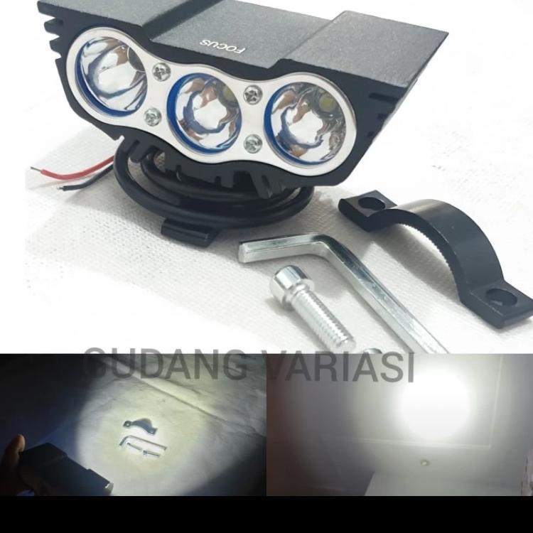 Lampu tembak sorot cree led owl 3mata 3mode