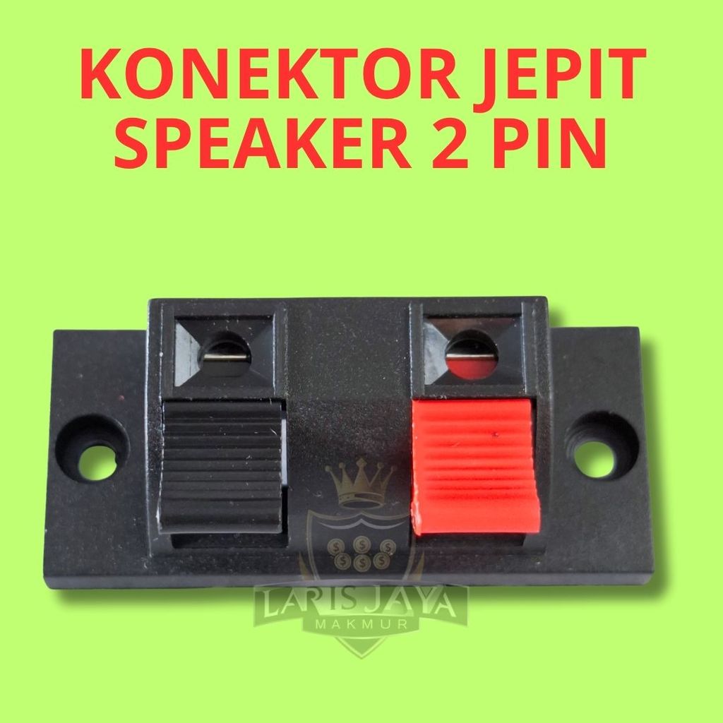 Konektor Speaker Jepit 2 Pin Besar – Untuk Box Speaker