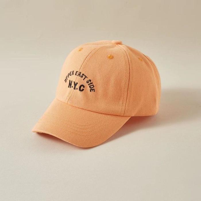 Topi Anak Baseball Laki Cowok Unisex NYC viral di Tiktokshop Bordir - Topi NYC Cream