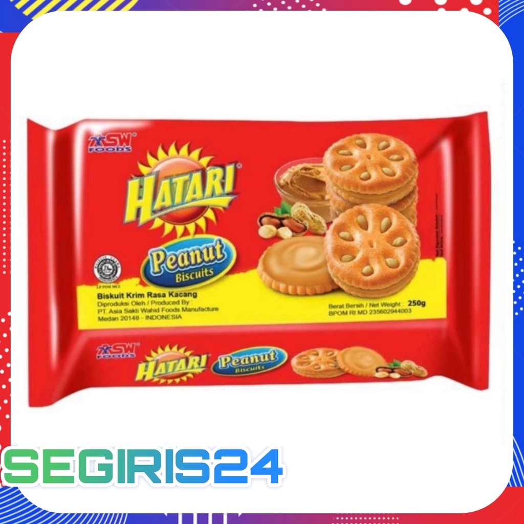 Hatari Biskuit Peanut kacang 225 gr