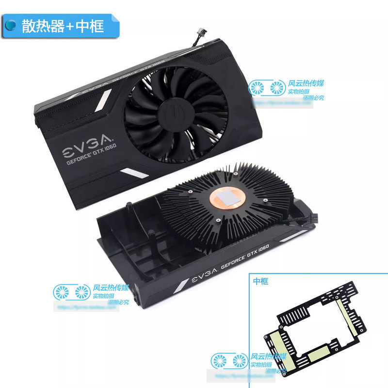 New Raator Cooler for EVGA GTX1060 6G 3G ITX Video Card