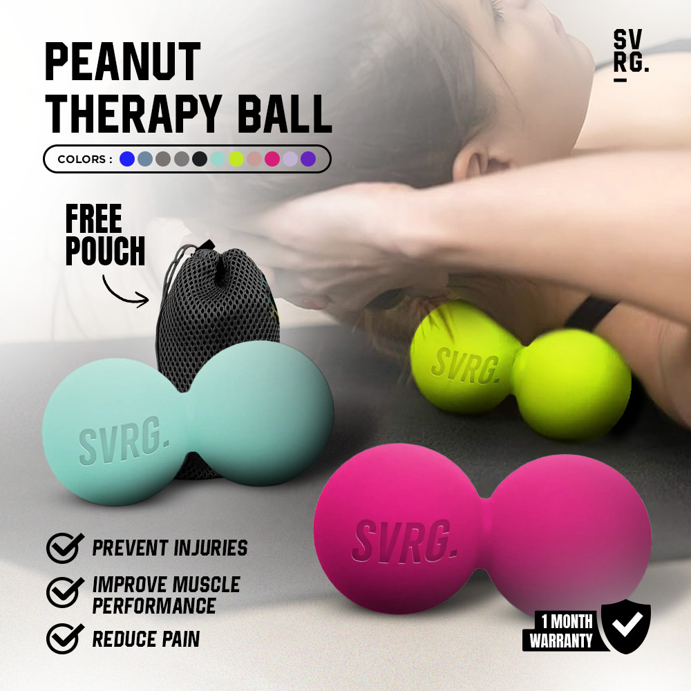 KlikSport SALE The Republic of Svarga Massage Ball / Therapy Ball Peanut Svarga | Yoga Ball | Trigge