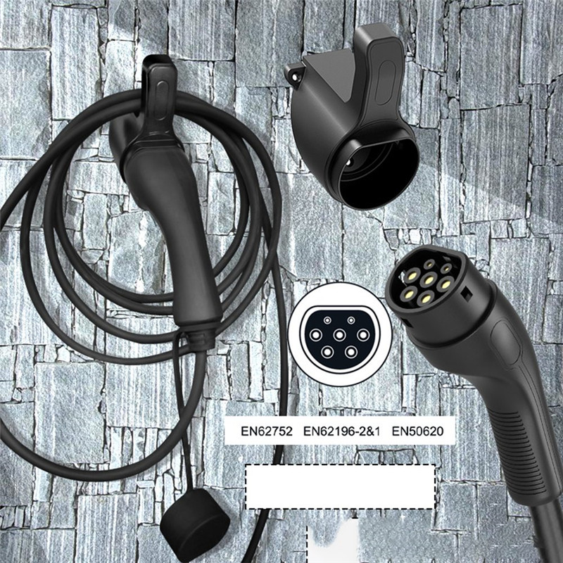 HRBAJ-Electric Car Charger Holder EV Cable Socket Wall Mount EV Charger Holder Charging Cable Organi