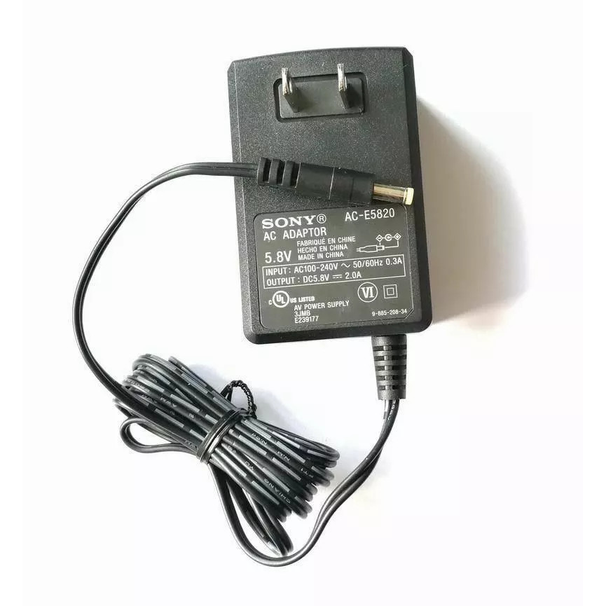 6V Replacement for Sony 5.8V AC-E5820 AC-DC Switching Adapter Charger US Plug