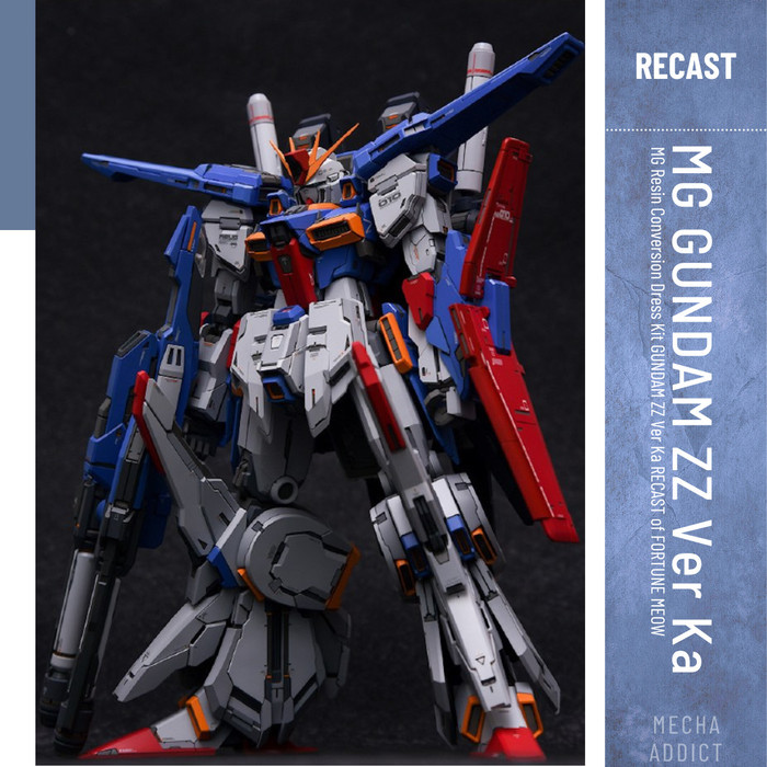 MG ZZ GUNDAM Ver ka Resin Conversion Kit by Fortune Meow - Recast